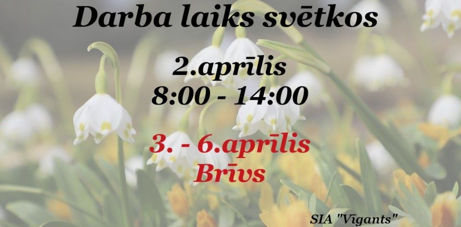 Darba laiks svētkos
