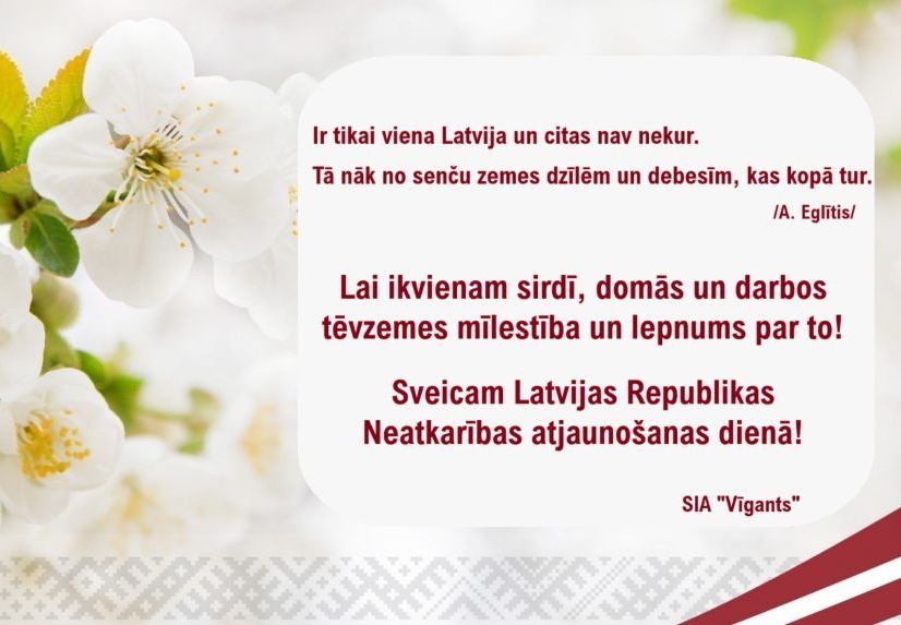 Sveicam svētkos!