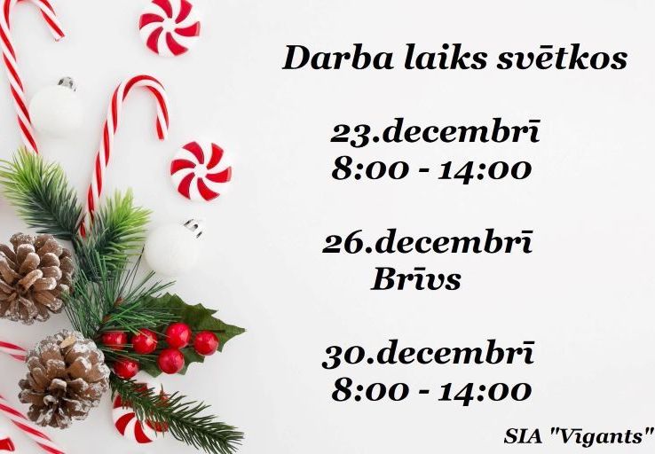 Darba laiks svētkos